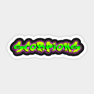 Cabin Series - Scorpions Sticker